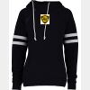 Ladies Varsity Double Hood Pullover Thumbnail