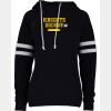 Ladies Varsity Double Hood Pullover Thumbnail