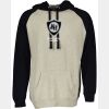 Unisex Colorblock Fleece Pullover Hood Thumbnail